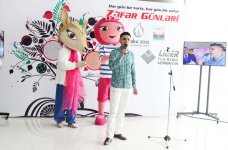 Azərbaycan Milli Olimpiya Komitəsində qalib idmançı ilə görüş keçirilib (FOTO)