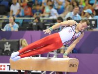 Azərbaycan gimnastı gümüş medal qazandı (FOTO)
