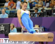 Azərbaycan gimnastı gümüş medal qazandı (FOTO)