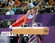 Azərbaycan gimnastı gümüş medal qazandı (FOTO)