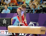 Azərbaycan gimnastı gümüş medal qazandı (FOTO)