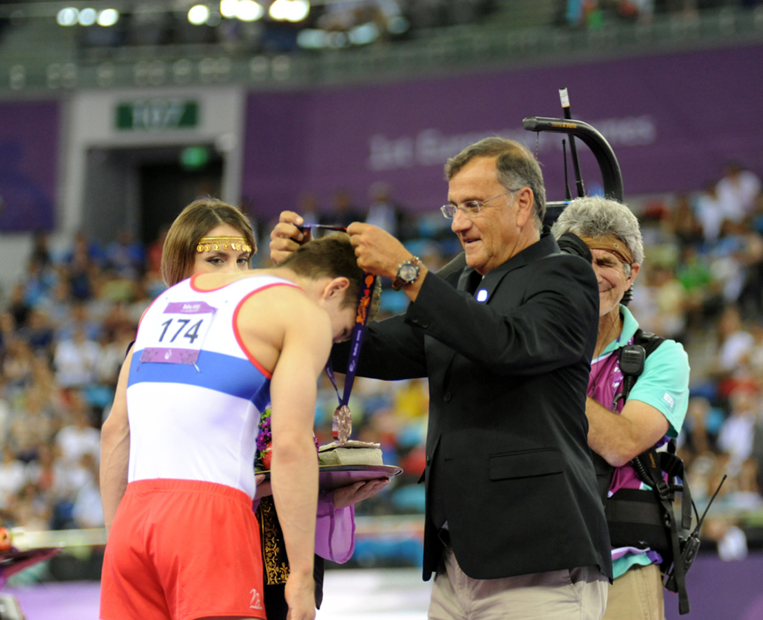 İspaniyalı gimnast I Avropa Oyunlarında idman gimnastikasında birinci oldu (FOTO)