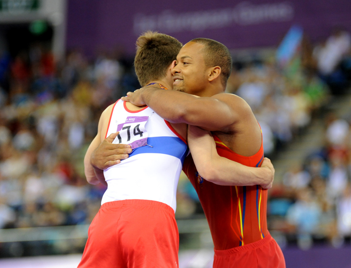İspaniyalı gimnast I Avropa Oyunlarında idman gimnastikasında birinci oldu (FOTO)
