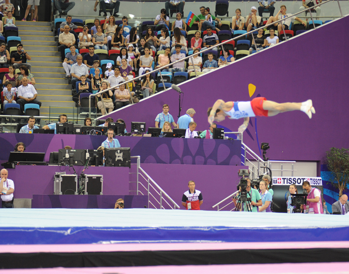 Azərbaycan gimnastı gümüş medal qazandı (FOTO)