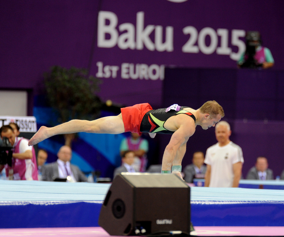 Azərbaycan gimnastı gümüş medal qazandı (FOTO)