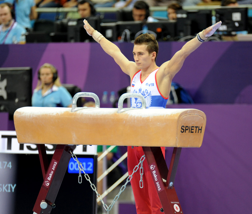 Azərbaycan gimnastı gümüş medal qazandı (FOTO)