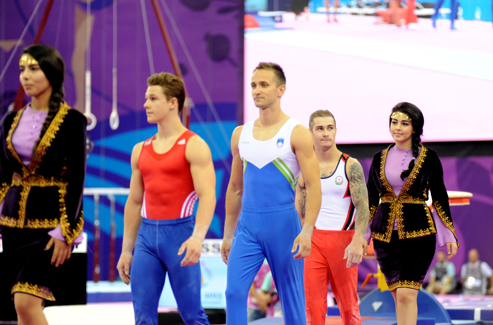 Azərbaycan gimnastı gümüş medal qazandı (FOTO)