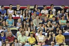 Avropa Oyunları çərçivəsində aerobika gimnastikası üzrə final yarışları start götürüb (FOTO)