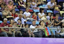 Avropa Oyunları çərçivəsində aerobika gimnastikası üzrə final yarışları start götürüb (FOTO)