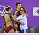 Avropa Oyunları çərçivəsində aerobika gimnastikası üzrə final yarışları start götürüb (FOTO)