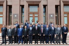 İlham Əliyev Ramazan ayı münasibətilə müsəlman ölkələrinin Azərbaycandakı səfirlərini qəbul edib (FOTO)
