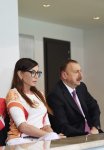Prezident İlham Əliyev və xanımı birinci Avropa Oyunları çərçivəsində keçirilən sambo yarışlarını izləyiblər (FOTO)