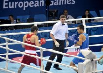 Daha bir boksçumuz Avropa Oyunlarında yarımfinalda (FOTO)