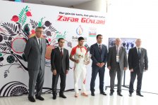 MOK-da azərbaycanlı samboçularla görüş keçirilib (FOTO)