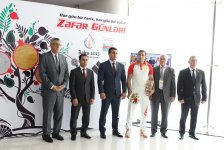 MOK-da azərbaycanlı samboçularla görüş keçirilib (FOTO)