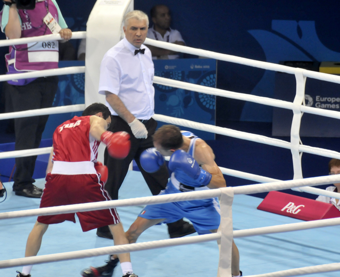 Daha bir boksçumuz Avropa Oyunlarında yarımfinalda (FOTO)