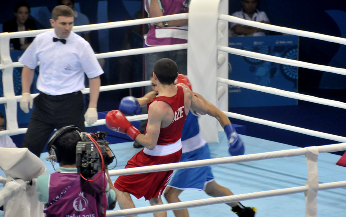 Daha bir boksçumuz Avropa Oyunlarında yarımfinalda (FOTO)