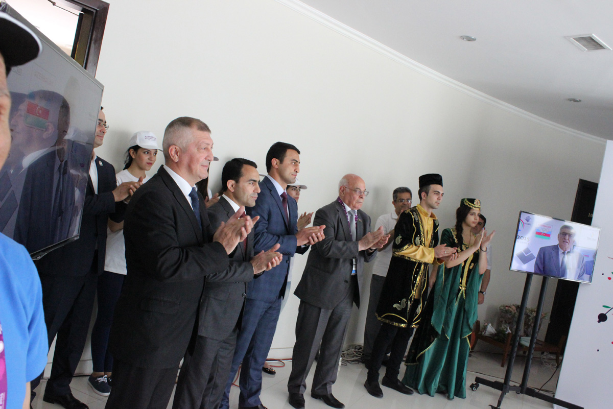 MOK-da azərbaycanlı samboçularla görüş keçirilib (FOTO)