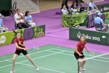 Avropa Oyunlarında badminton yarışları davam edir