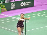 Avropa Oyunlarında badminton yarışları davam edir