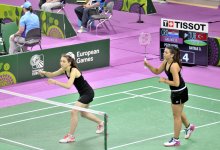 Avropa Oyunlarında badminton yarışları davam edir