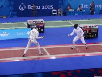 Qılıncoynatma yarışlarında mübarizənin 2-ci günü (FOTO)