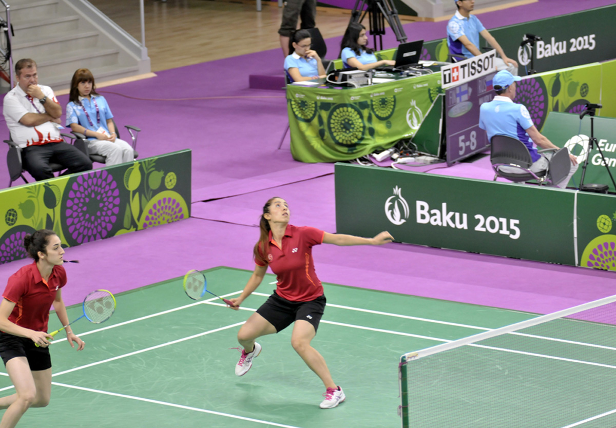 Avropa Oyunlarında badminton yarışları davam edir
