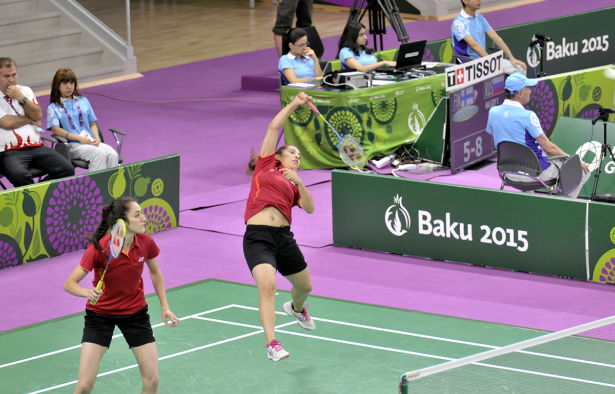 Avropa Oyunlarında badminton yarışları davam edir