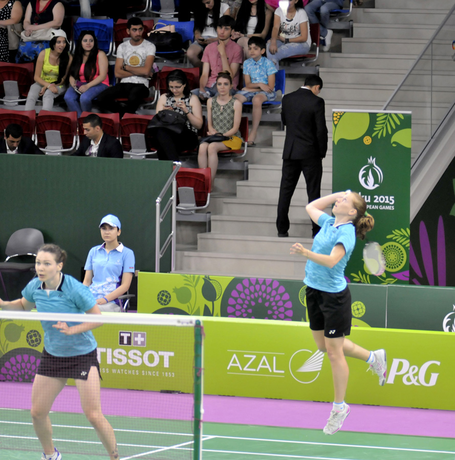 Avropa Oyunlarında badminton yarışları davam edir