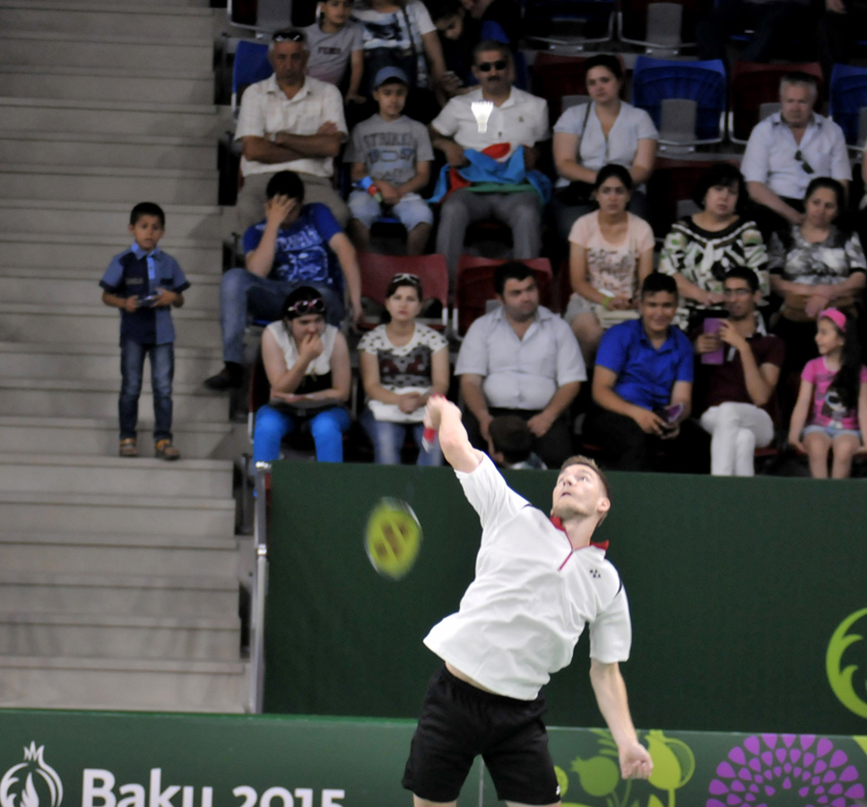 Avropa Oyunlarında badminton yarışları davam edir