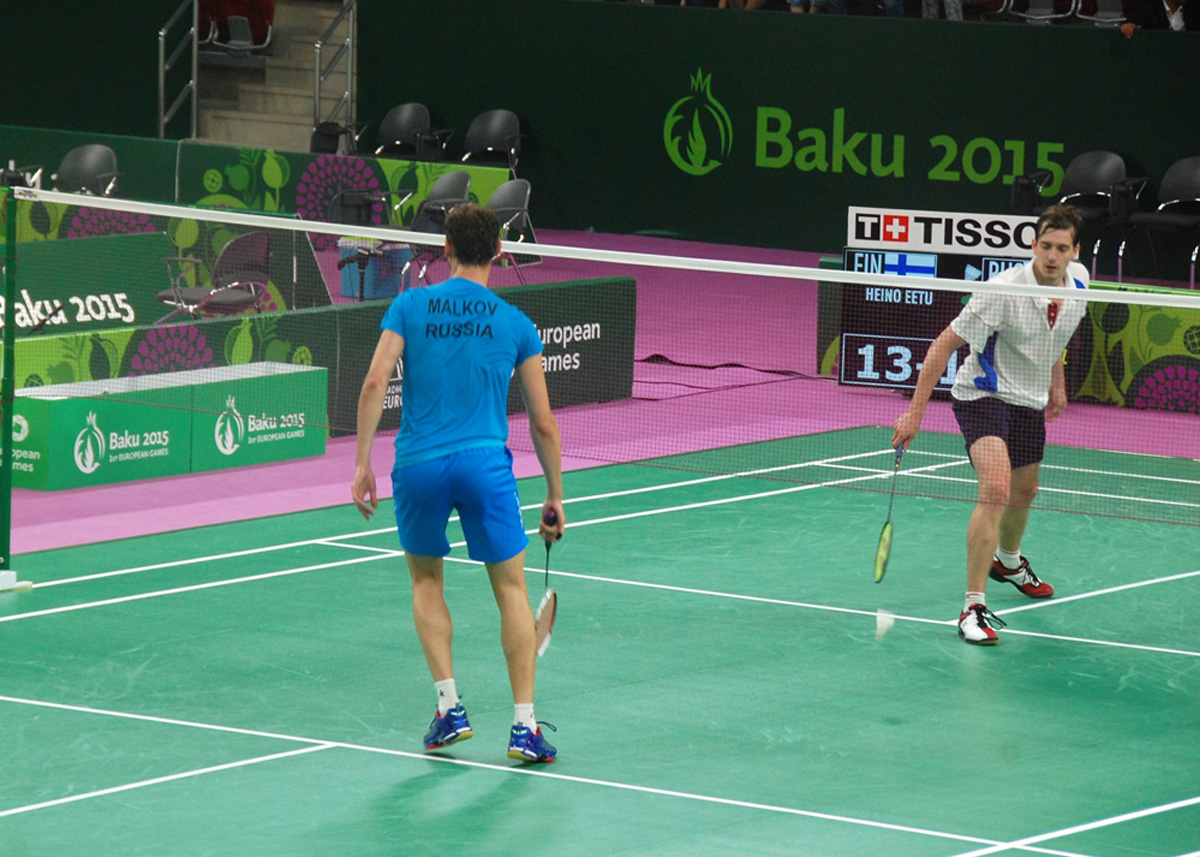 Avropa Oyunlarında badminton yarışları davam edir