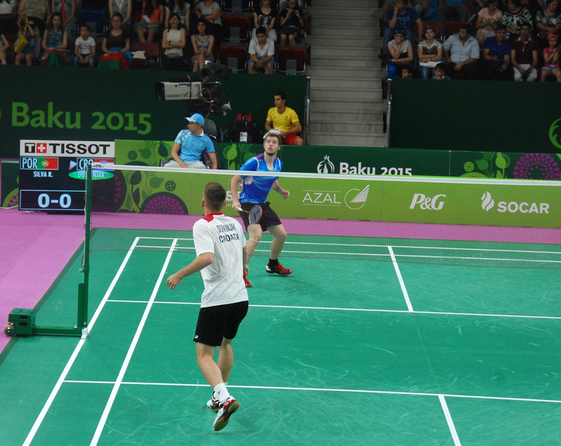 Avropa Oyunlarında badminton yarışları davam edir