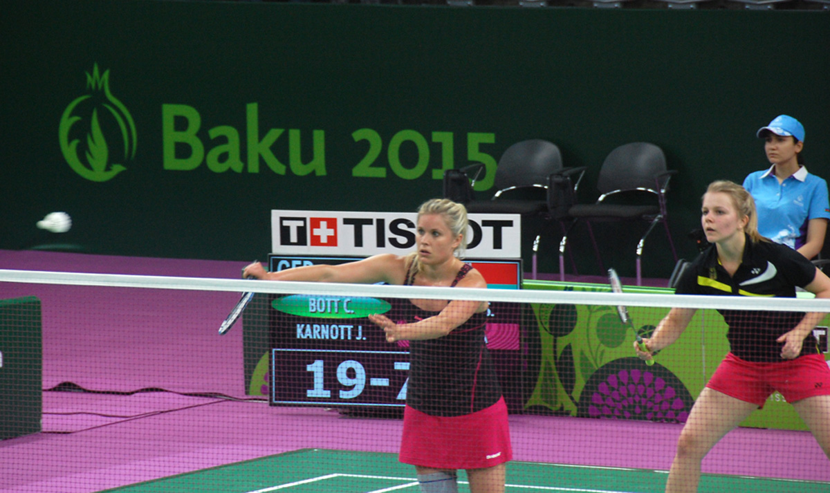 Avropa Oyunlarında badminton yarışları davam edir