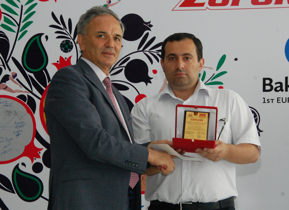 Avropa Oyunları ilə bağlı elan olunan fərdi jurnalist müsabiqəsinin qalibləri mükafatlandırıldı (FOTO)