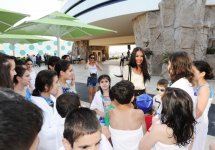 Leyla Əliyeva  Heydər Əliyev Fondunun təşəbbüsü  ilə uşaqlar üçün təşkil olunan növbəti şənlikdə iştirak edib (FOTO)