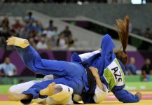 Avropa Oyunlarının cüdo yarışlarında iki qadın cüdoçumuz növbəti mərhələyə adlayıb (FOTO)