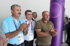 Avropa Oyunlarında medal qazanmış idmançılarımız Silahlı Qüvvələr Gününü qeyd ediblər (FOTO)