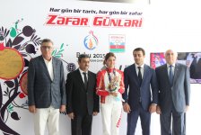 Avropa Oyunlarında medal qazanmış idmançılarımız Silahlı Qüvvələr Gününü qeyd ediblər (FOTO)
