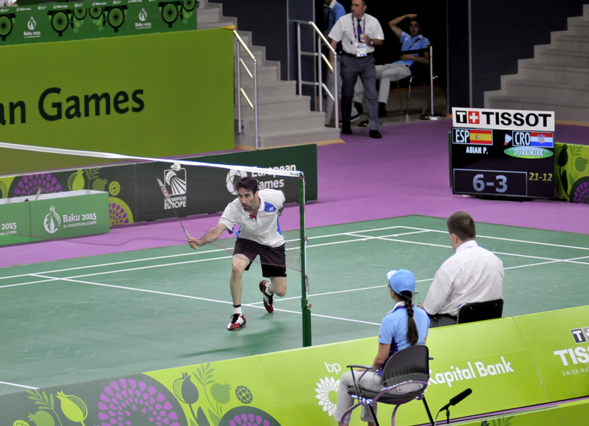 Badminton yarışlarında ¼ final mərhələsi başlayıb (FOTO)