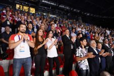 Prezident İlham Əliyev Avropa Oyunlarında qalib gələn boksçuların mükafatlandırma mərasimlərində iştirak edib (ƏLAVƏ OLUNUB) (FOTO+VİDEO)