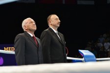 Prezident İlham Əliyev Avropa Oyunlarında qalib gələn boksçuların mükafatlandırma mərasimlərində iştirak edib (ƏLAVƏ OLUNUB) (FOTO+VİDEO)