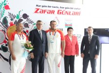 Milli Olimpiya Komitəsində Avropa Oyunlarının qalibləri ilə görüş keçirilib (FOTO)