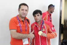 Milli Olimpiya Komitəsində Avropa Oyunlarının qalibləri ilə görüş keçirilib (FOTO)