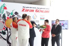 Milli Olimpiya Komitəsində Avropa Oyunlarının qalibləri ilə görüş keçirilib (FOTO)