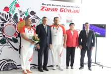 Milli Olimpiya Komitəsində Avropa Oyunlarının qalibləri ilə görüş keçirilib (FOTO)