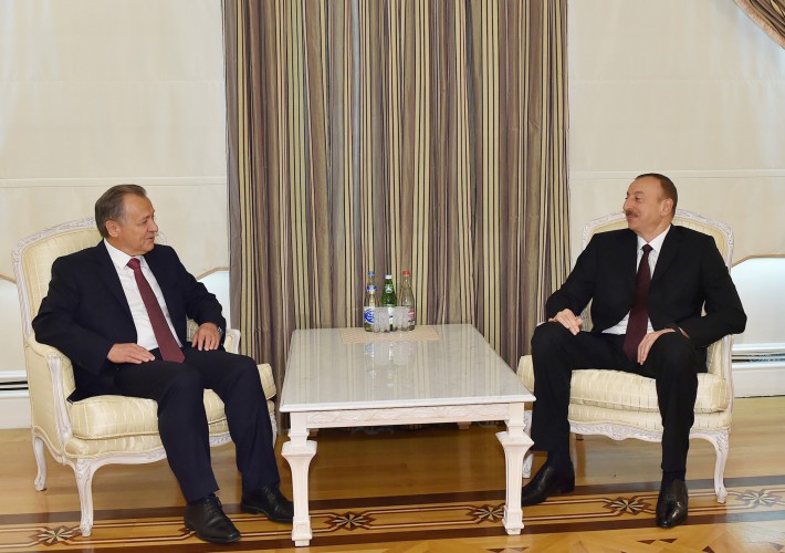 İlham Əliyev Lixtenşteyn parlamentinin sədrini qəbul edib