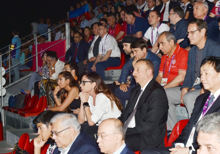 Prezident İlham Əliyev Avropa Oyunlarında qalib gələn boksçuların mükafatlandırma mərasimlərində iştirak edib (ƏLAVƏ OLUNUB) (FOTO+VİDEO)