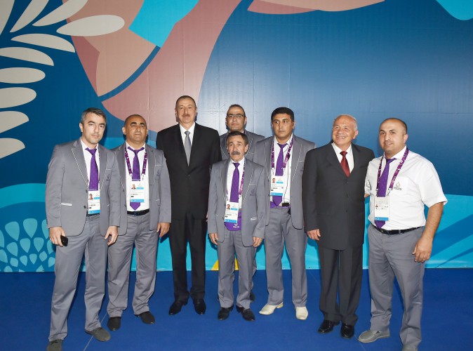 Prezident İlham Əliyev Avropa Oyunlarında qalib gələn boksçuların mükafatlandırma mərasimlərində iştirak edib (ƏLAVƏ OLUNUB) (FOTO+VİDEO)