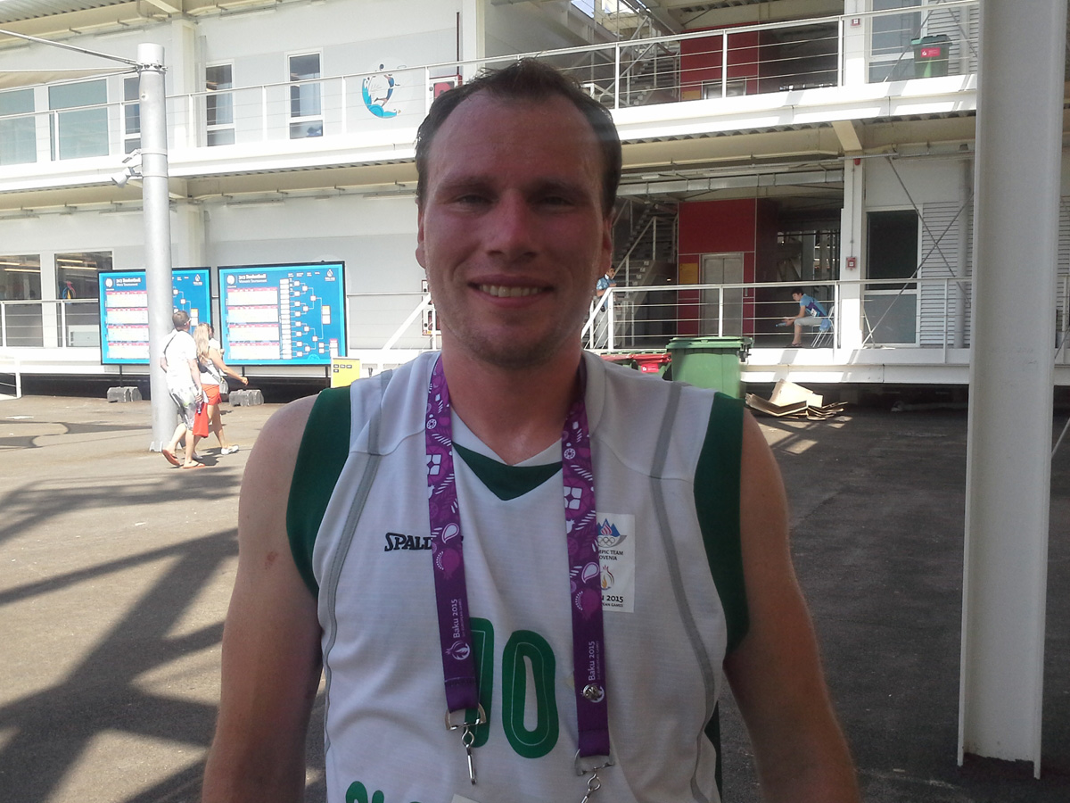 Sloveniyalı basketbolçu: I Avropa Oyunlarında çox böyük rəqabət var