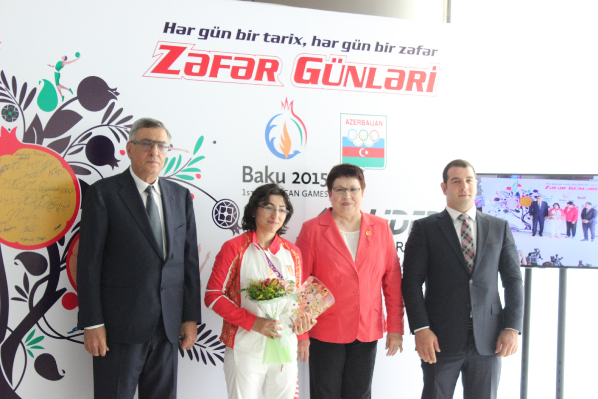 Milli Olimpiya Komitəsində Avropa Oyunlarının qalibləri ilə görüş keçirilib (FOTO)